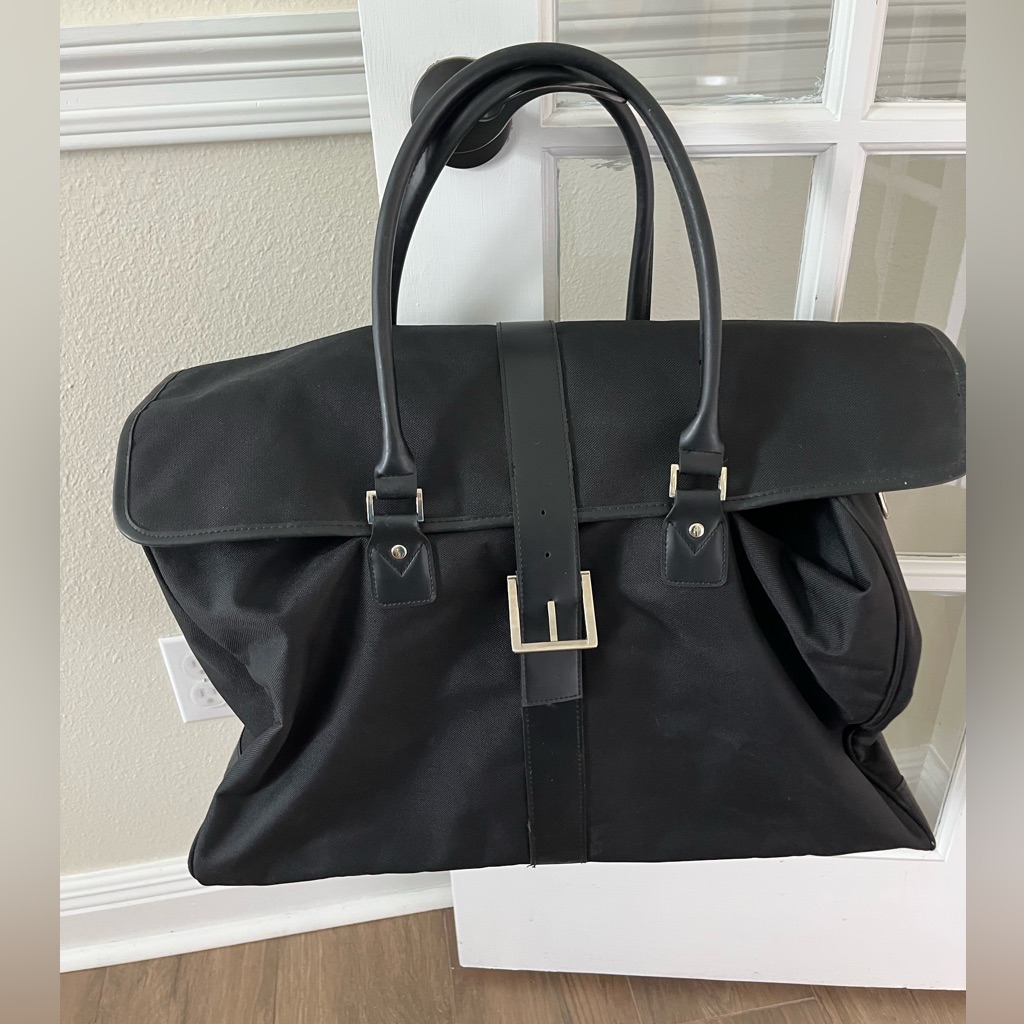 Drakkar Noir Cologne Promo Black Large Canvas Bag